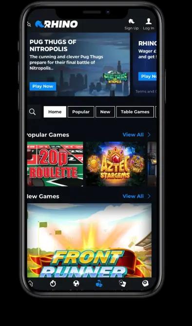 Rhino Casino Mobile